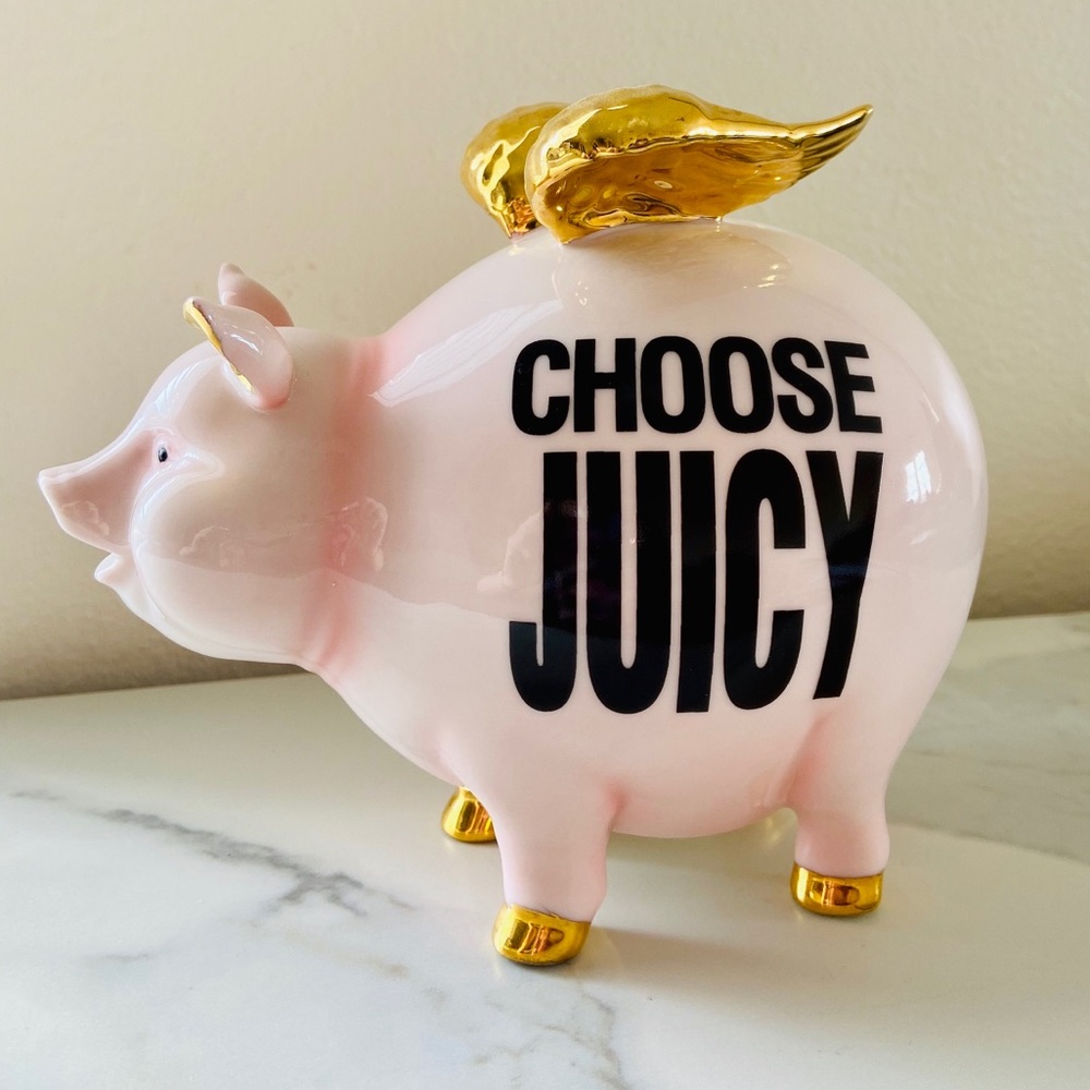 COPY - Juicy couture ceramic piggy bank